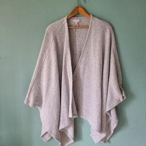 Isabel Maternity Open Poncho Wrap Sweater One Size